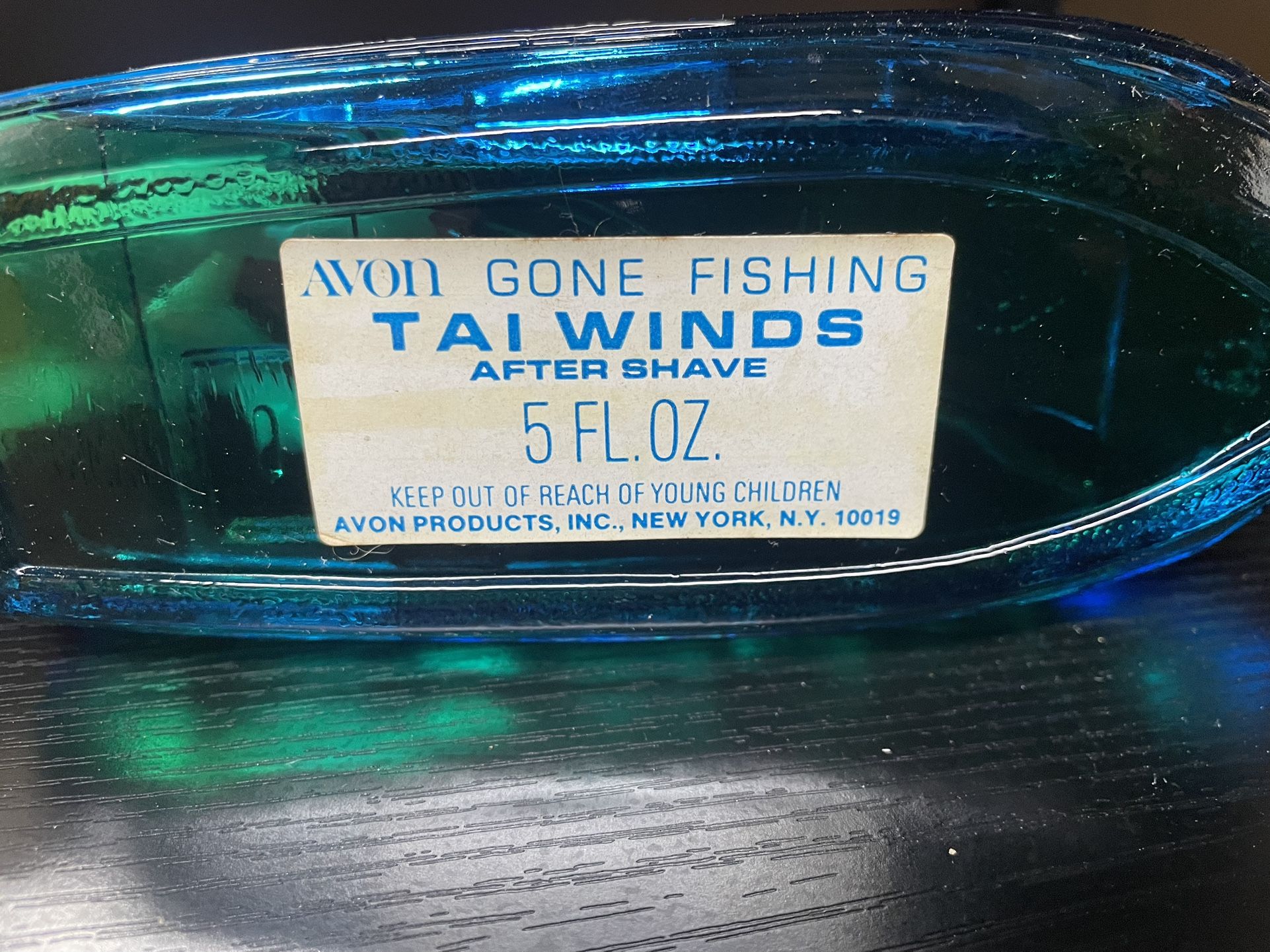 Avon "Gone Fishing" Tai Winds Aftershave Decanter - Full - photo 4