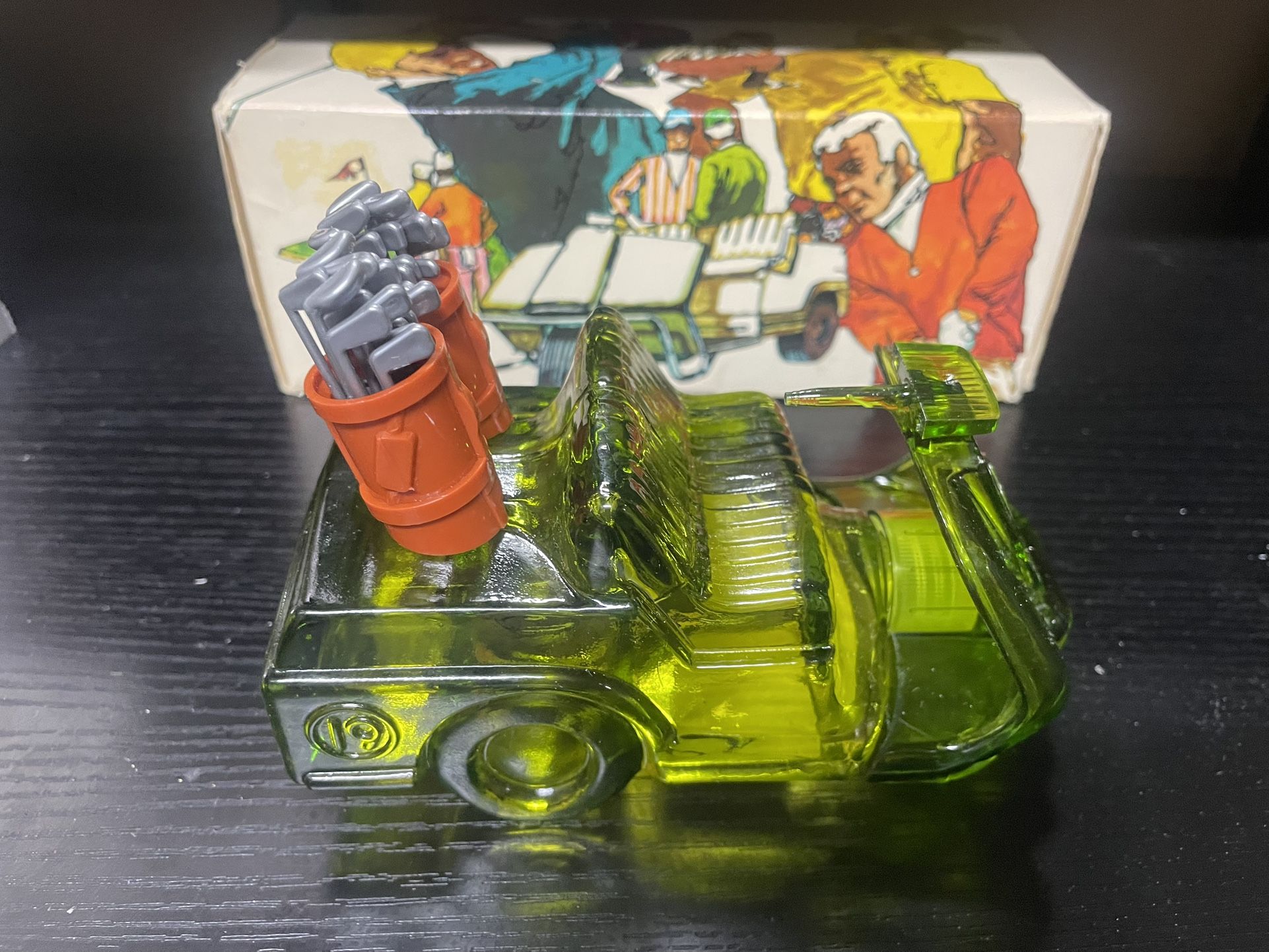 Vintage Avon "The Avon Open" Golf Cart Aftershave Decanter - Ful - photo 2