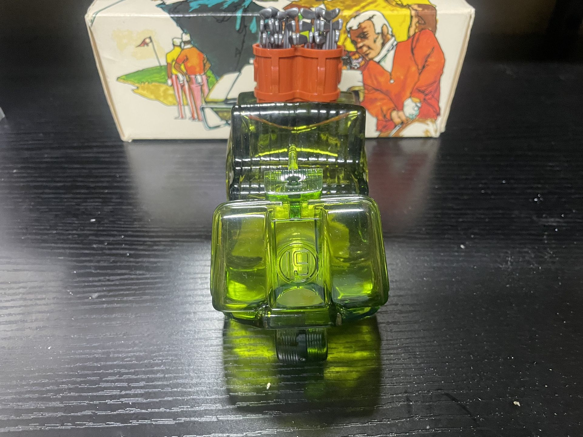 Vintage Avon "The Avon Open" Golf Cart Aftershave Decanter - Ful - photo 3
