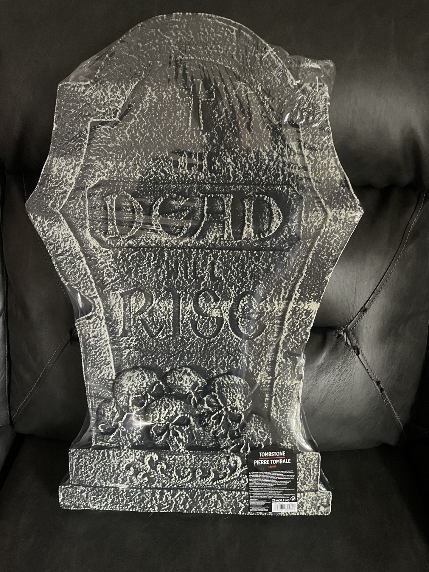 NEW - Styrofoam Graveyard Tombstone - Halloween - 23”