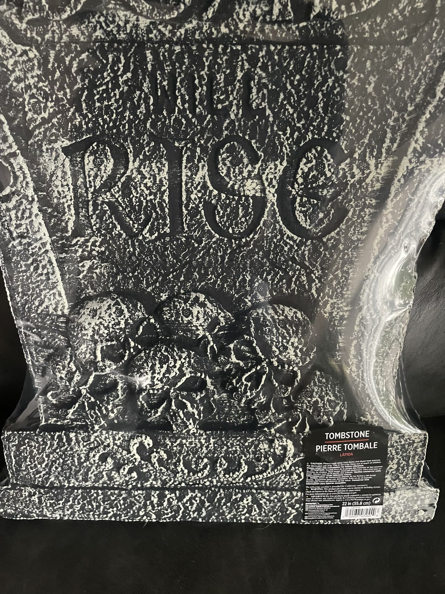 NEW - Styrofoam Graveyard Tombstone - Halloween - 23” - photo 2
