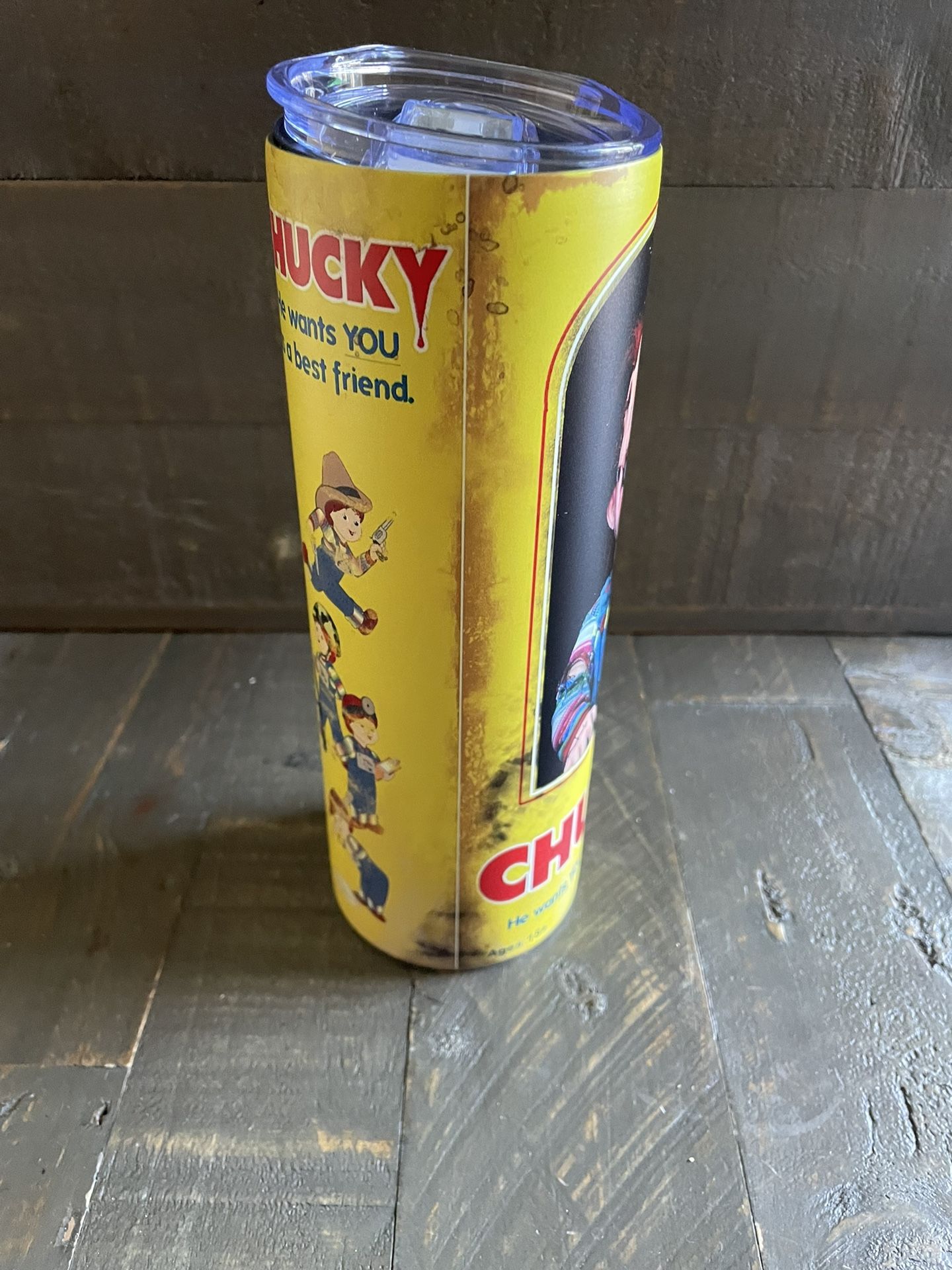 NEW - 20 Oz Stainless Steel Chucky Mug/ Cup - Good Guys - photo 3