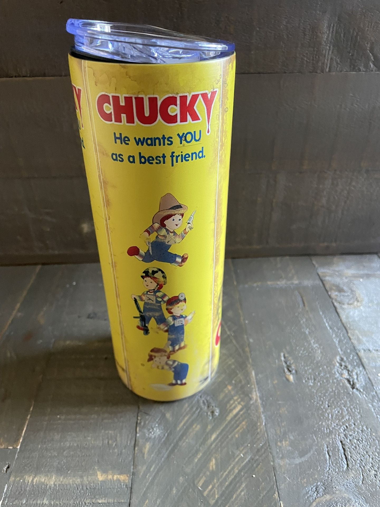 NEW - 20 Oz Stainless Steel Chucky Mug/ Cup - Good Guys - photo 4