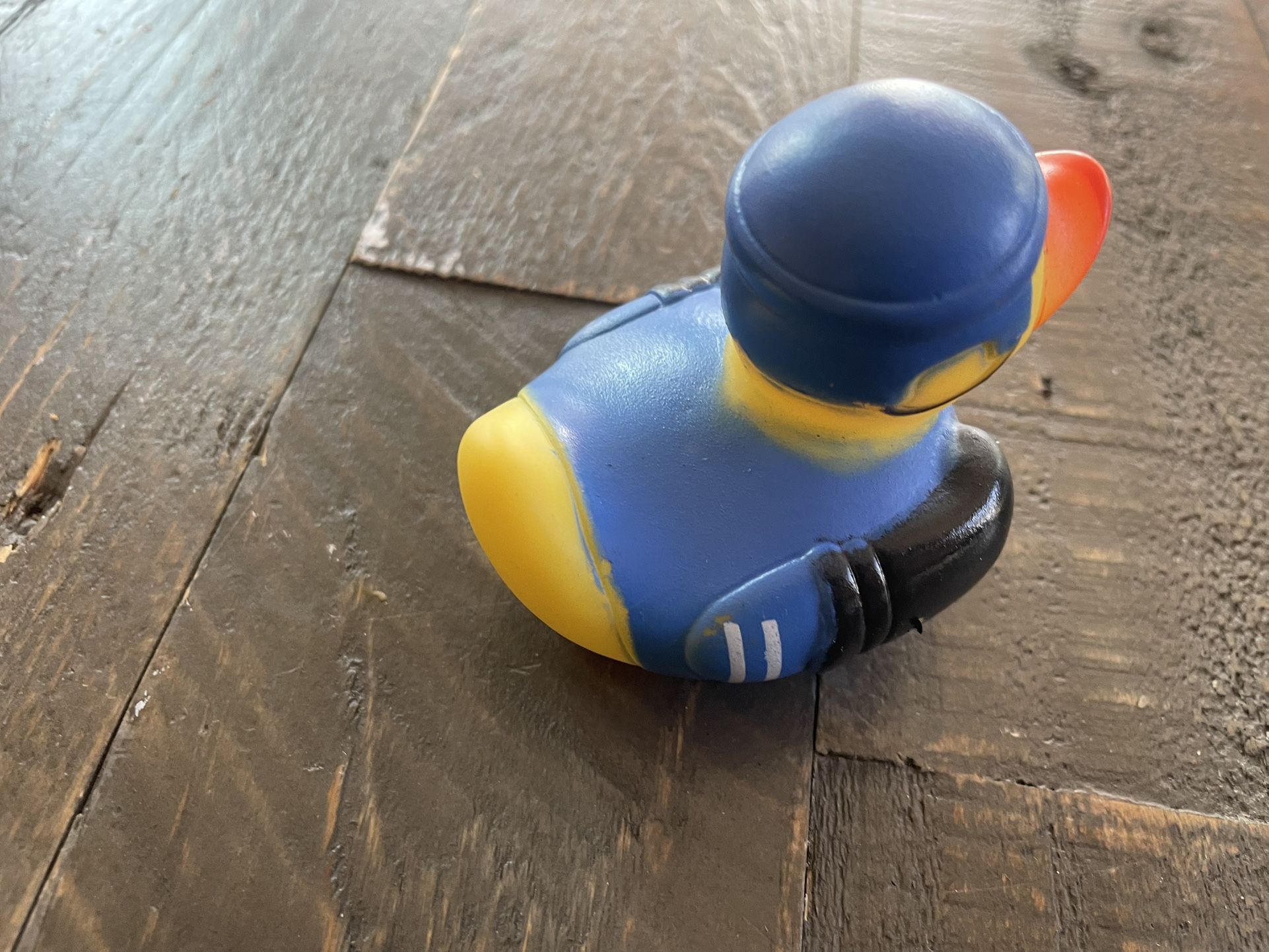 NEW - Hockey Squeaky Duck For Jeep, Work, Play, Bath - Blue - photo 3