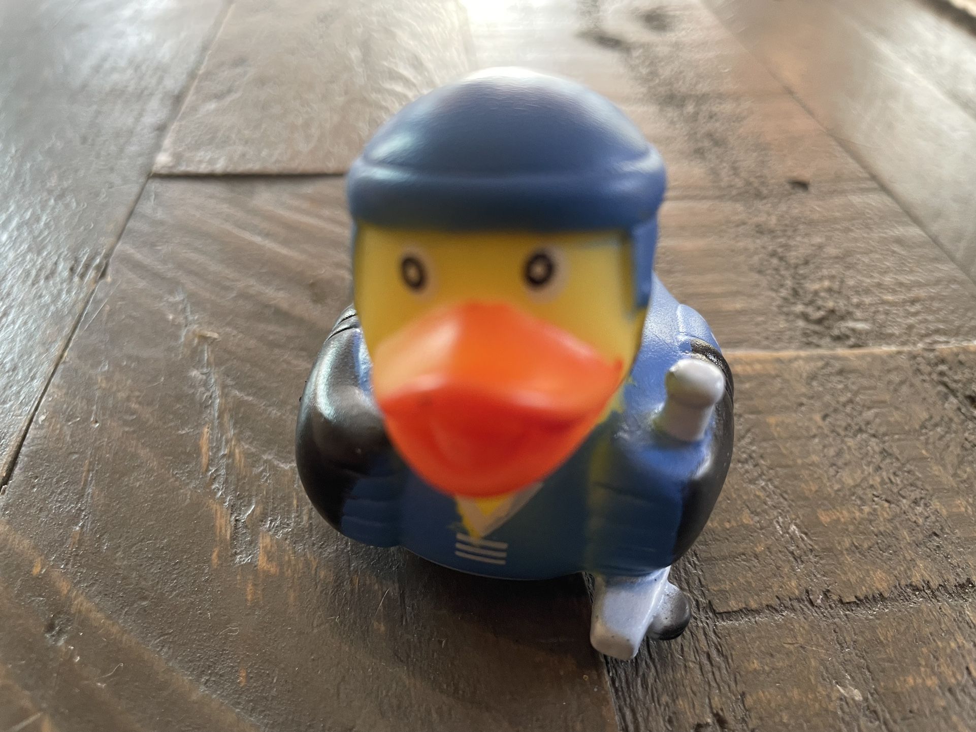 NEW - Hockey Squeaky Duck For Jeep, Work, Play, Bath - Blue - photo 5