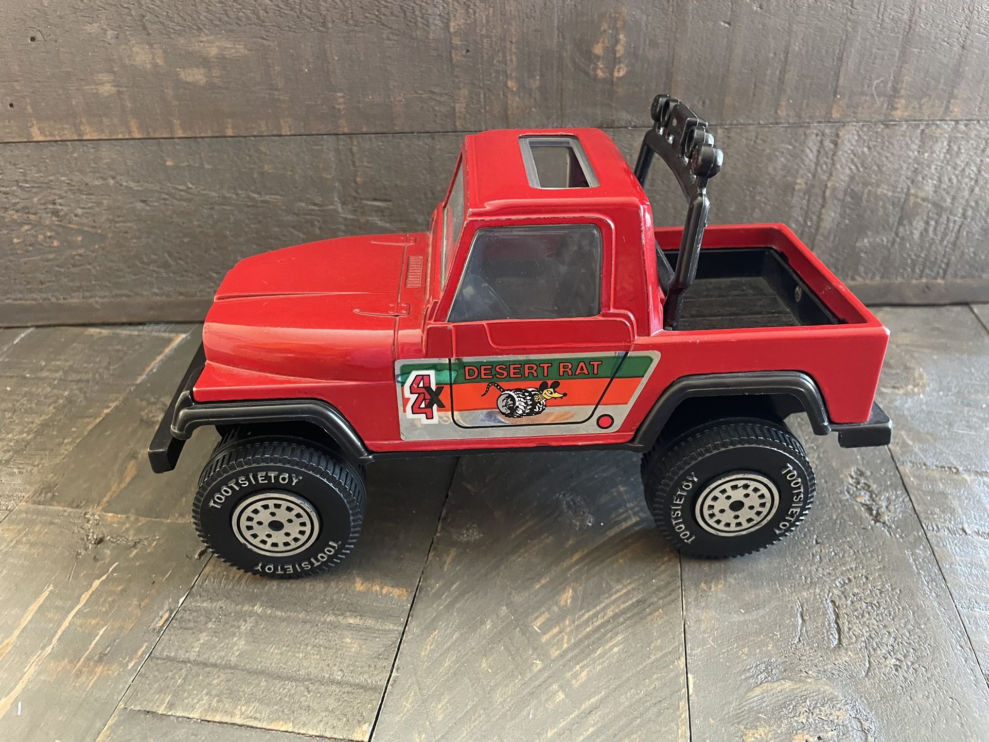 Vintage Tootsie Toy Jeep Desert Rat 4X4 Toy