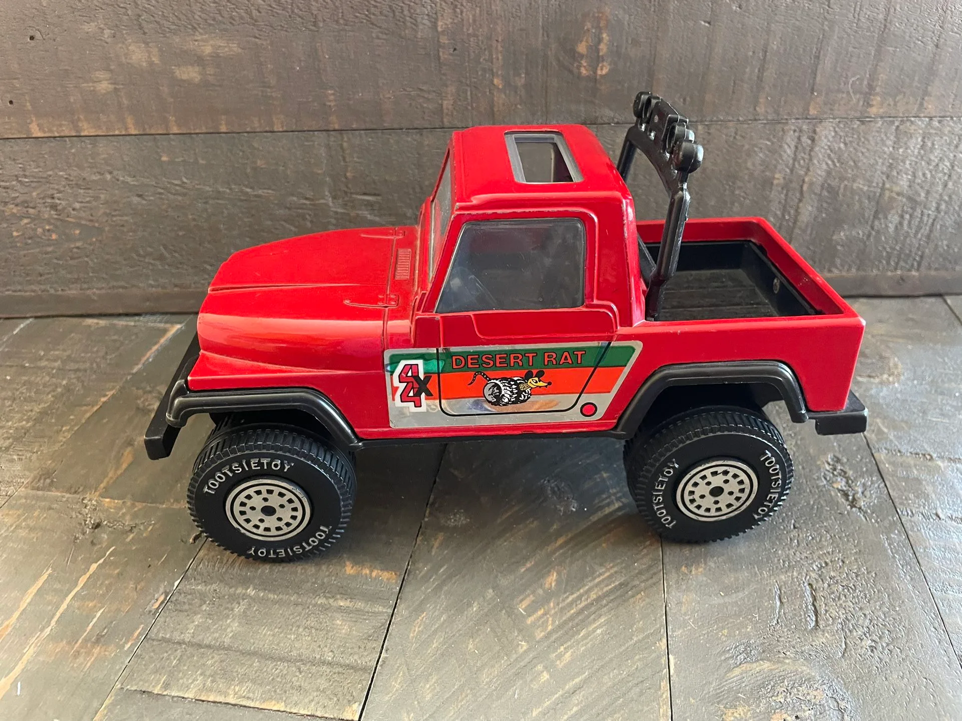 Vintage Tootsie Toy Jeep Desert Rat 4X4 Toy