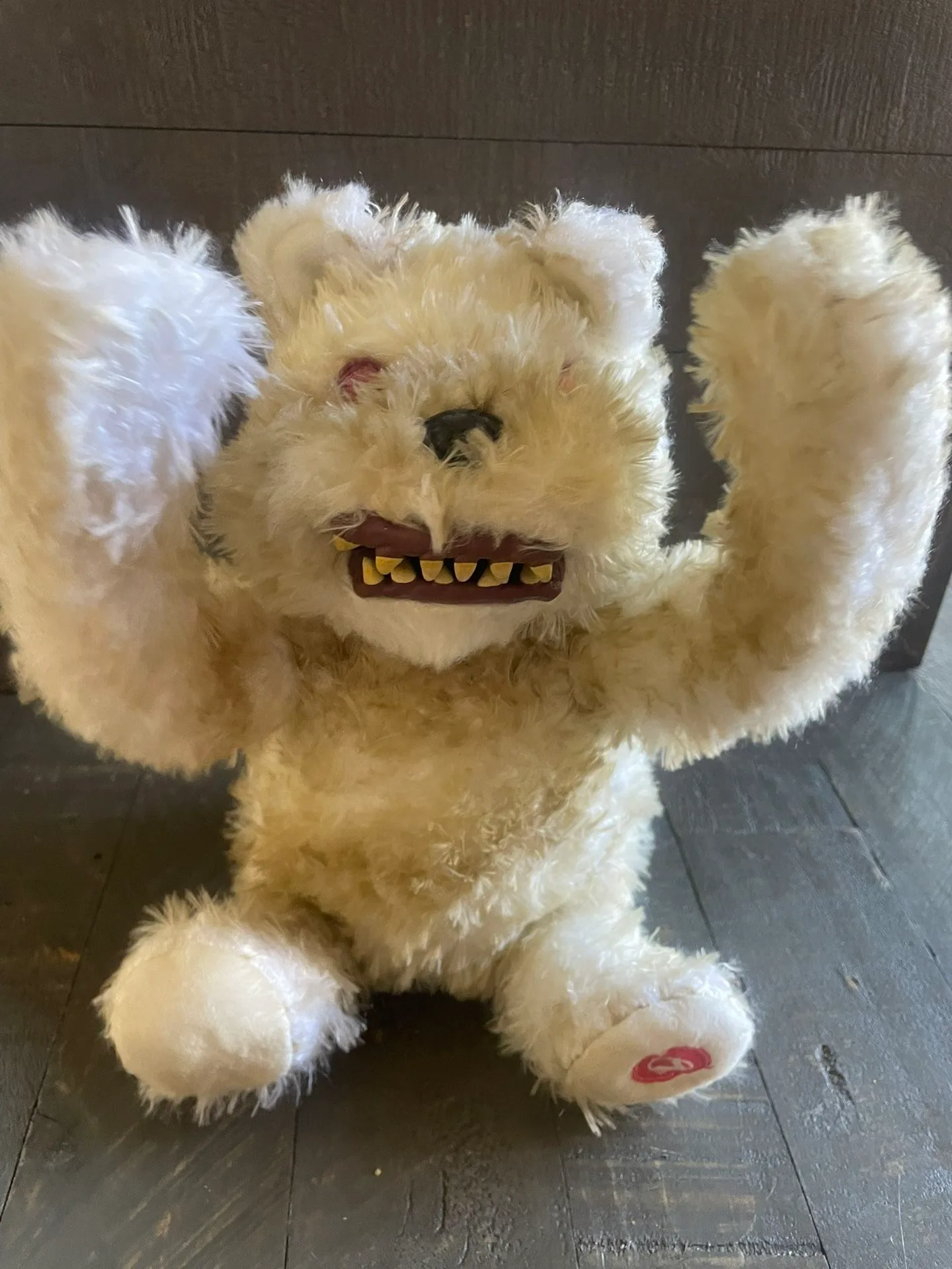 Animated Peek A Boo Scary Bear - Halloween - photo 2