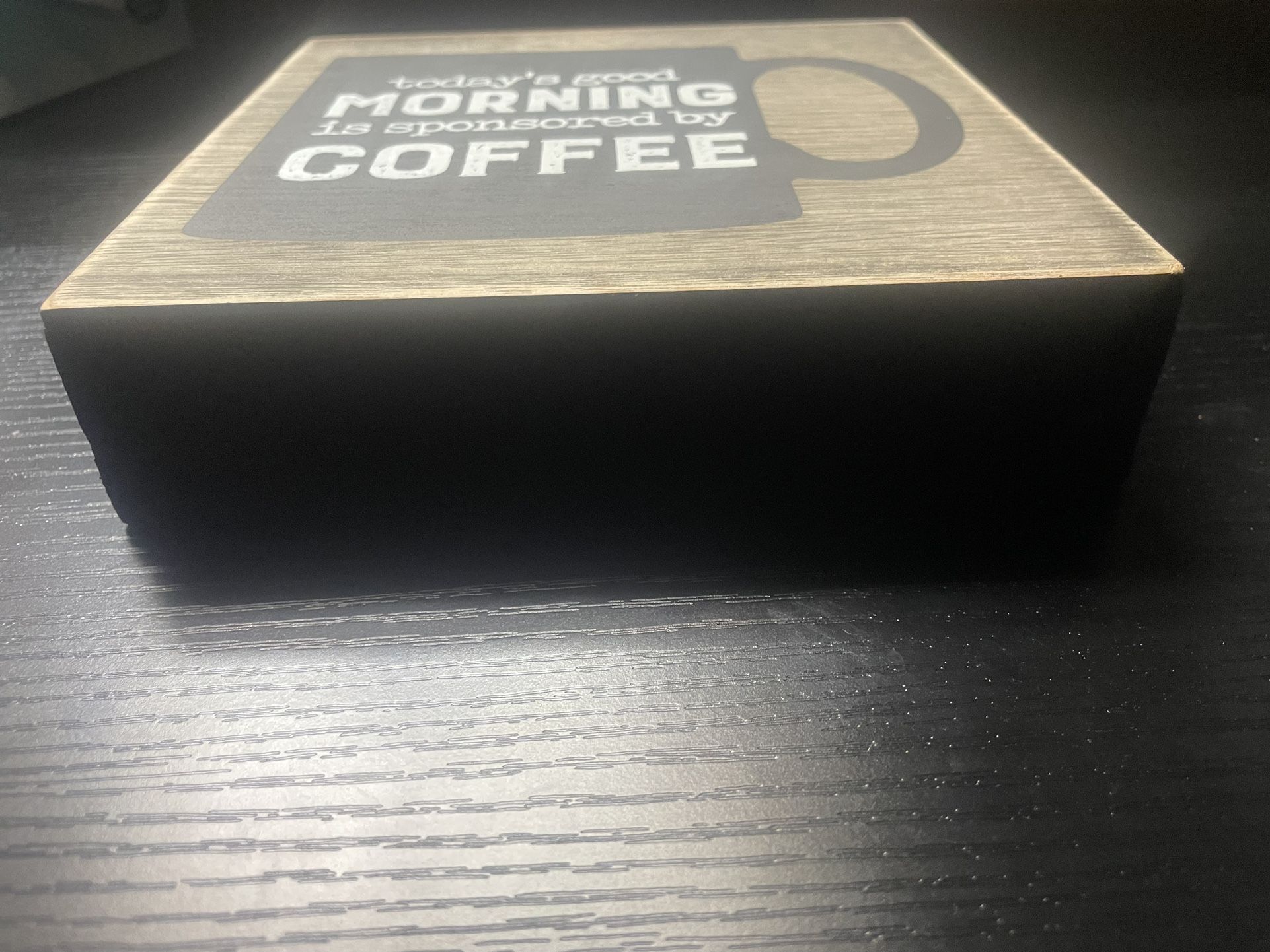 Quirky Wood Coffee Sign - Great Condition - photo 2