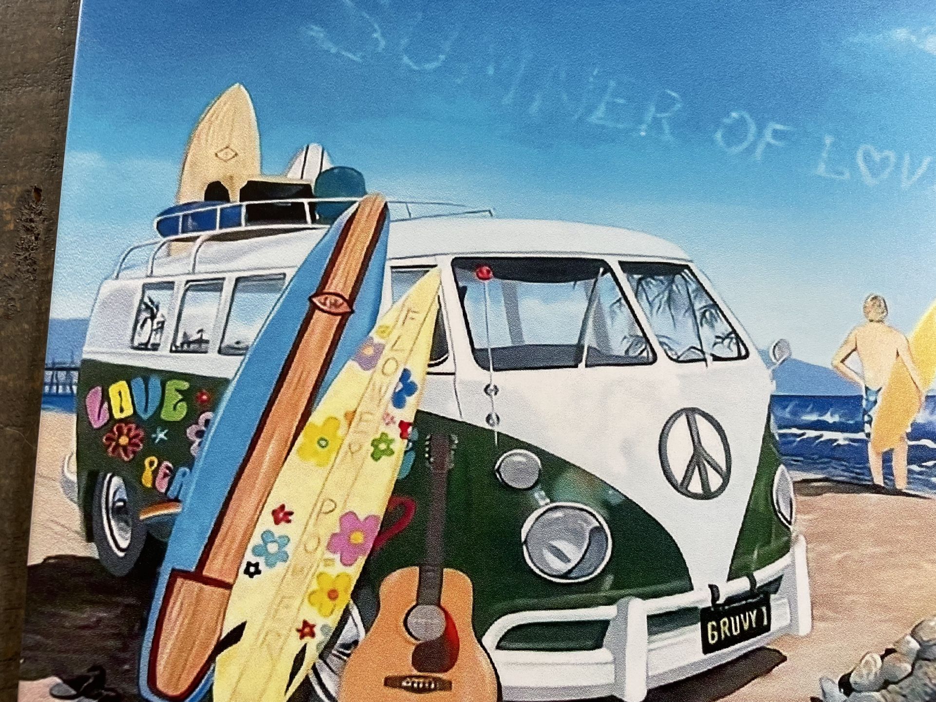 3D VW Metal Wall Hanging - Tin - Beach - photo 2