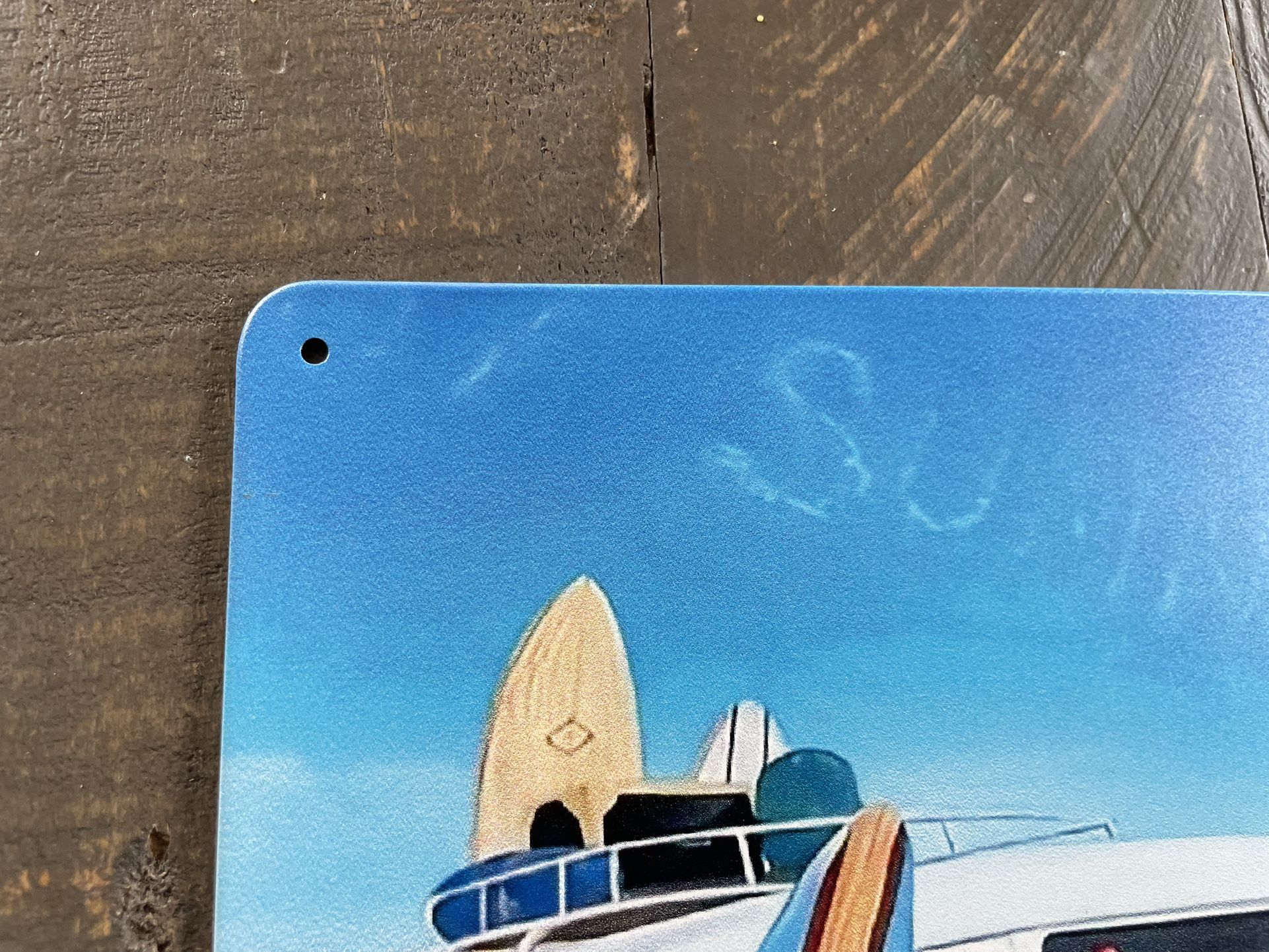 3D VW Metal Wall Hanging - Tin - Beach - photo 4