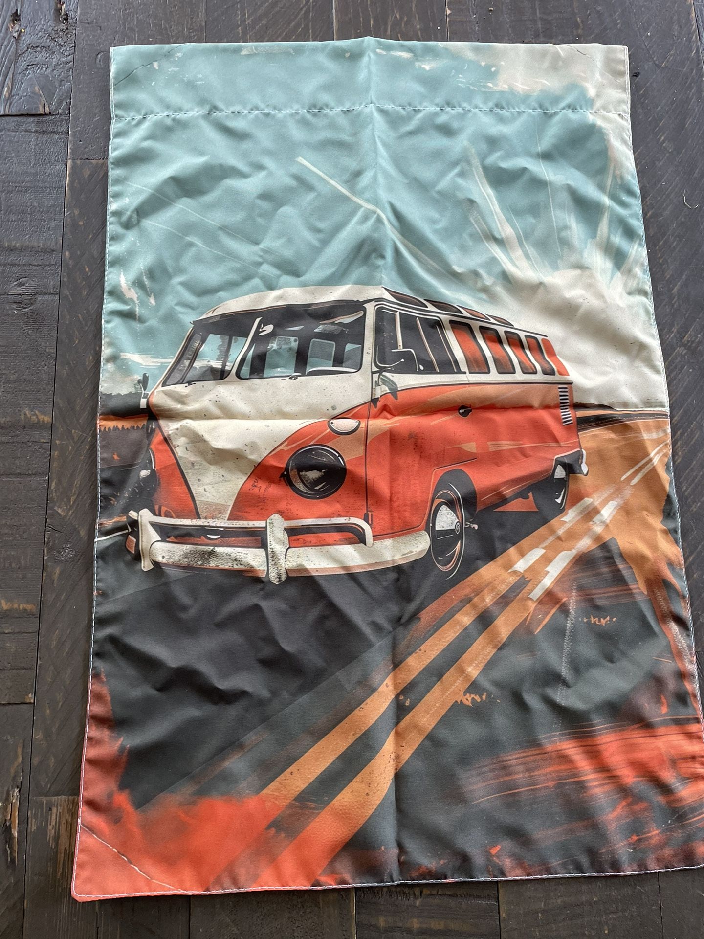 NEW - VW bus Garden Flag - Double-sided - photo 5