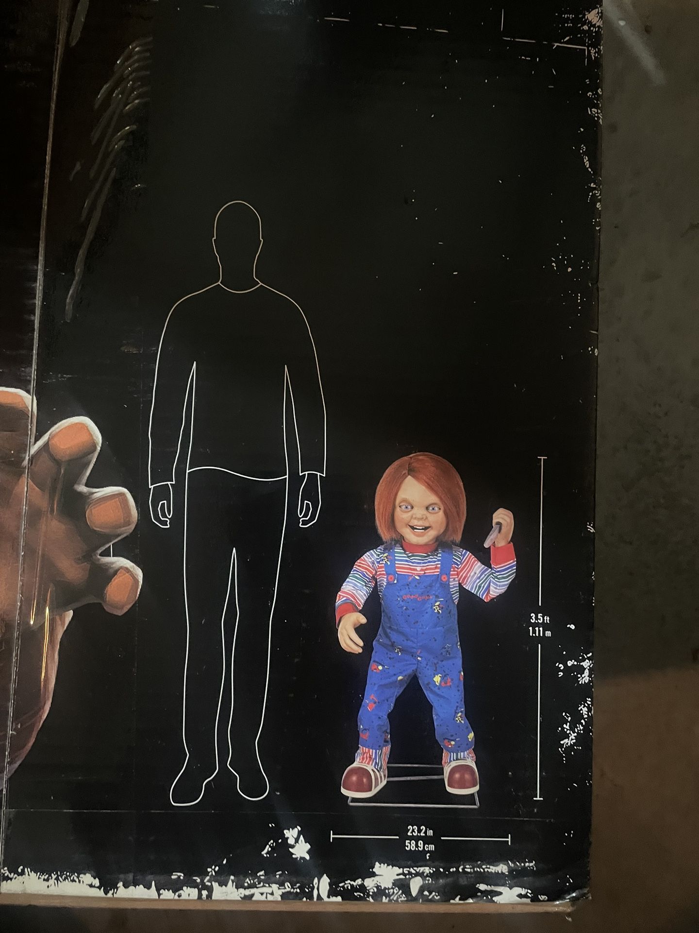 NEW - Chucky Animatronic Halloween Doll 3.5’ Ft Tall - photo 4