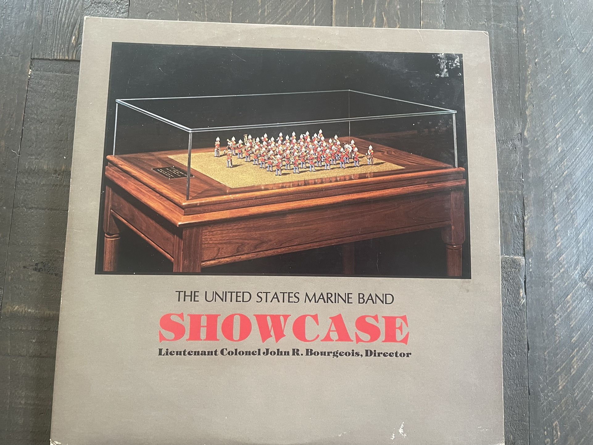 US Marine Band Showcase Vinyl Record LP - Bourgeois Director