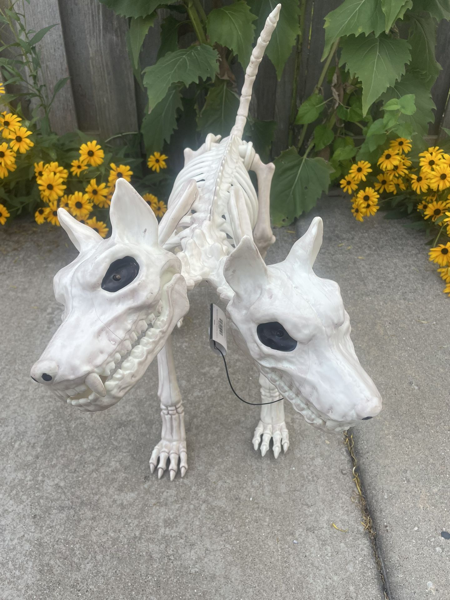 NEW - 2 Headed Animated Barking Dog With Moving Tail And Jaws - - photo 2