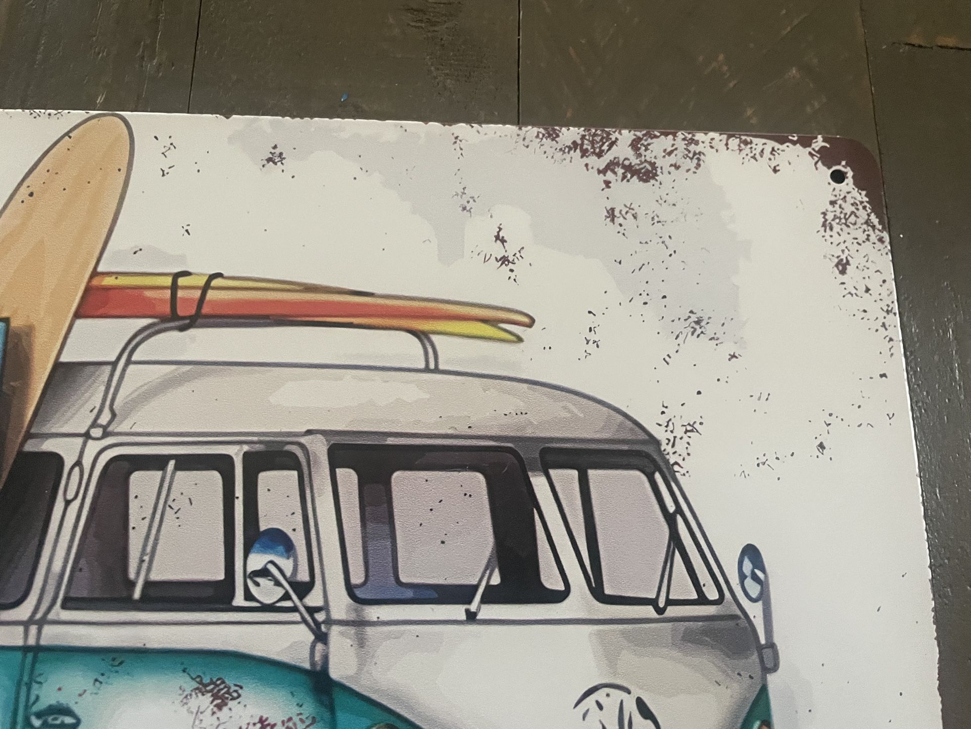 NEW- VW Metal Hanging Tin - Art - photo 5