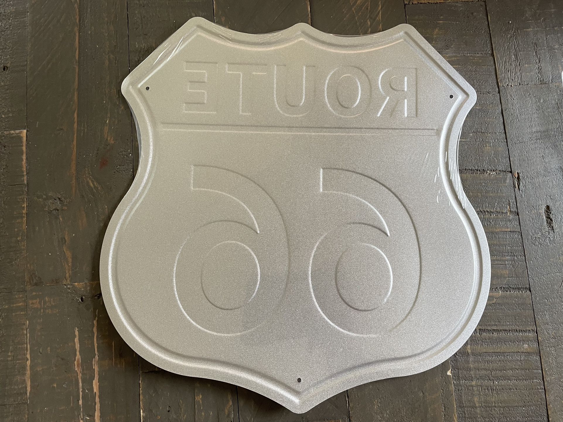 NEW - 3D Hanging Metal Route 66 Tin Sign - photo 4