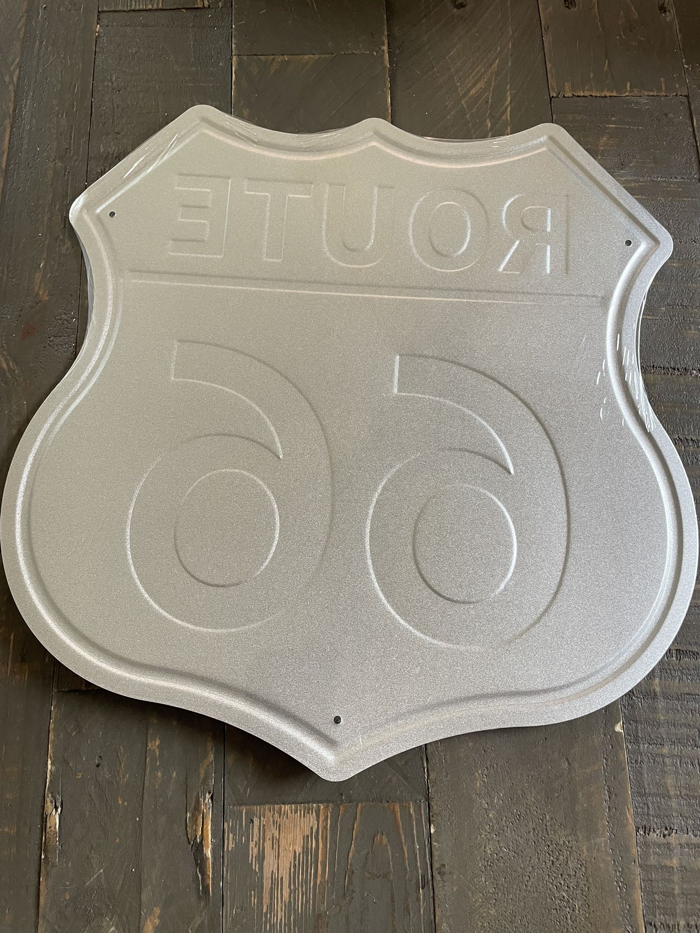 NEW - 3D Hanging Metal Route 66 Tin Sign - photo 5
