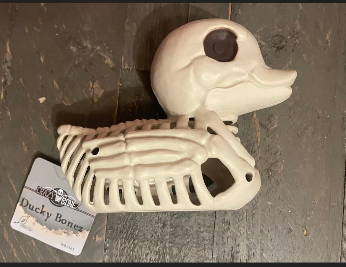 NEW Skeleton Duck Halloween Decor - Crazy Bonez