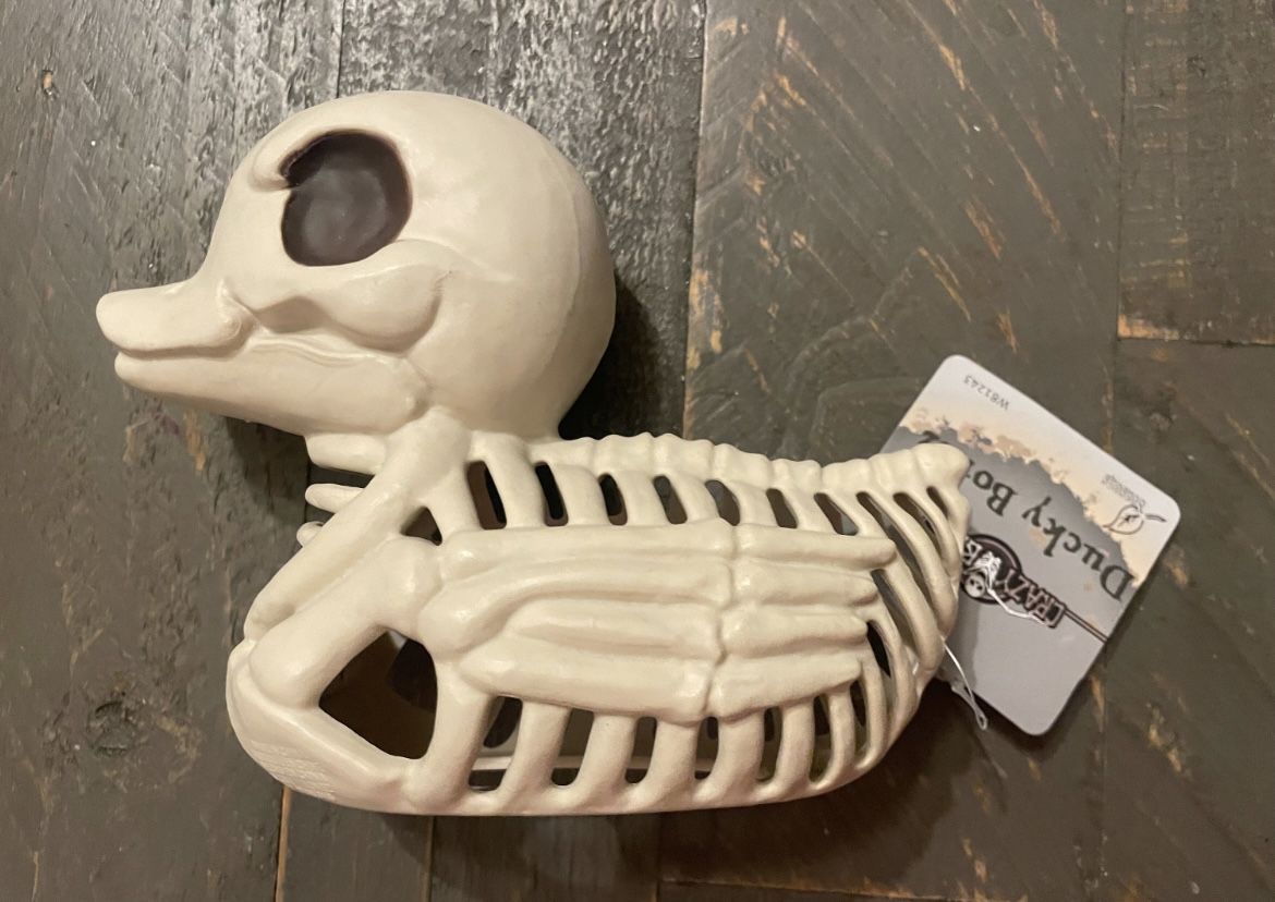NEW Skeleton Duck Halloween Decor - Crazy Bonez - photo 3