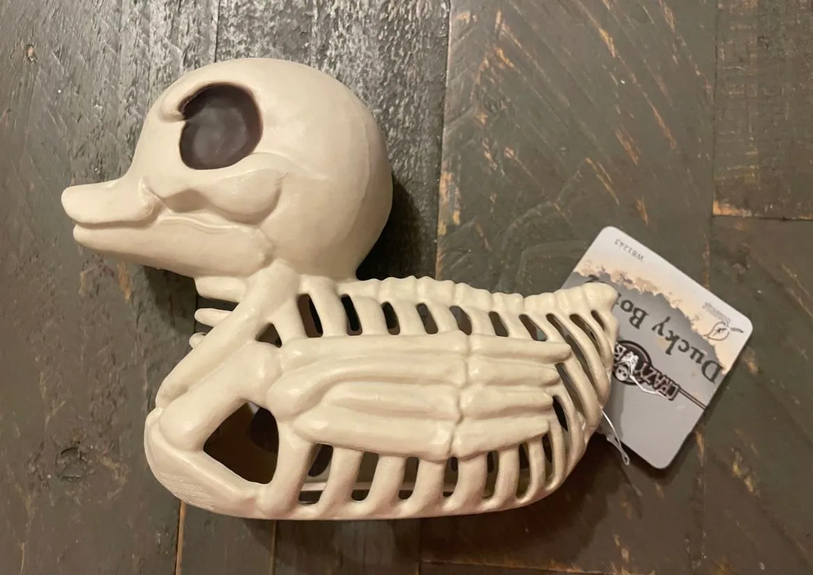 NEW Skeleton Duck Halloween Decor - Crazy Bonez - photo 3