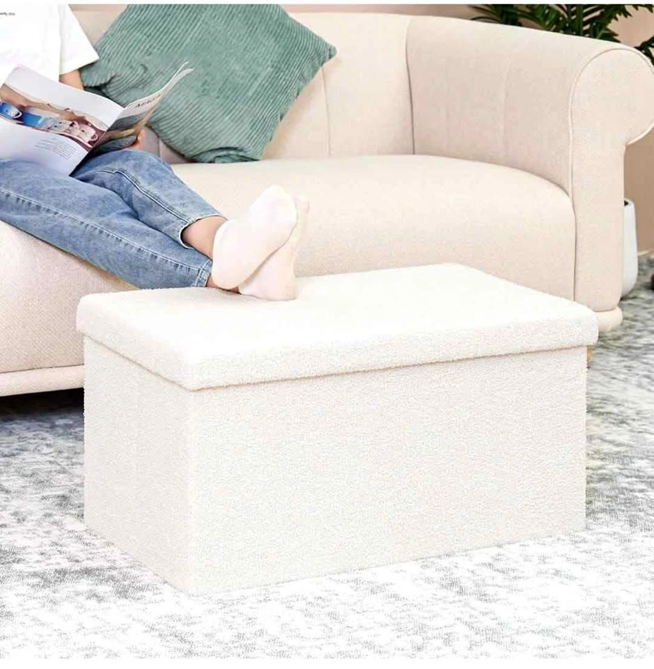 Storage Ottoman Bench Small Sherpa Ottoman Foot Rest