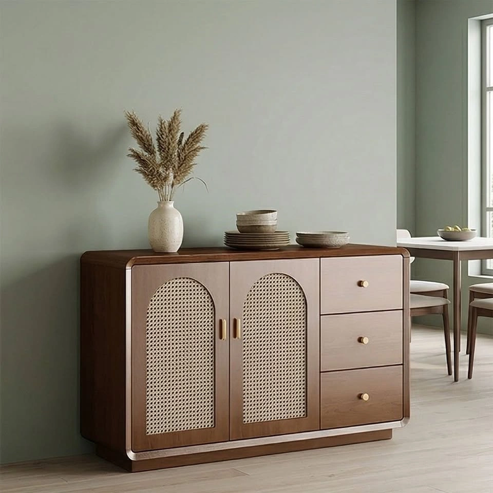 C1582 WCK019 Rattan Storage Cabinet - Stylish & Spacious - photo 2