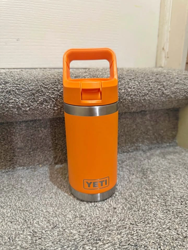YETI Rambler Jr. 12 oz Kids Bottle, with Straw Cap