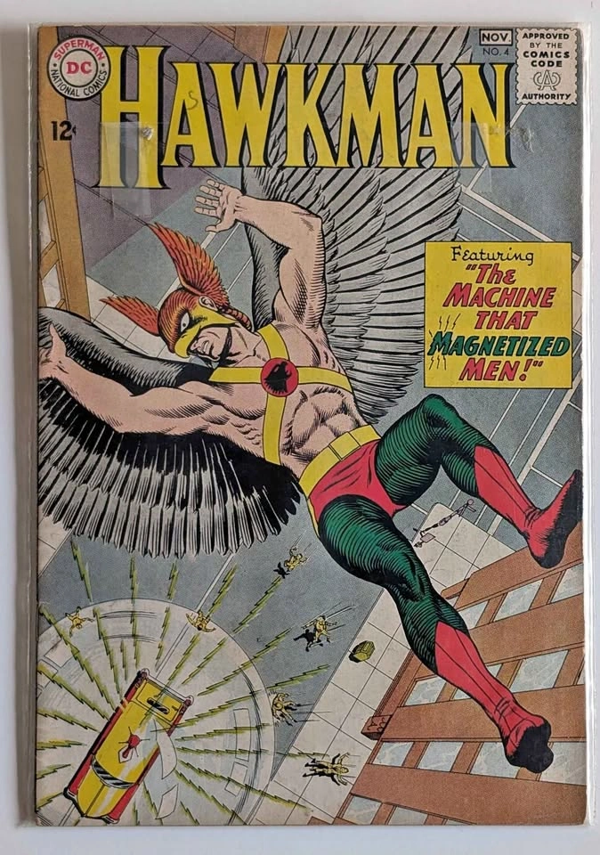 Hawkman No. 4, First Appearance Zatanna, 1964 Vintage DC Comic