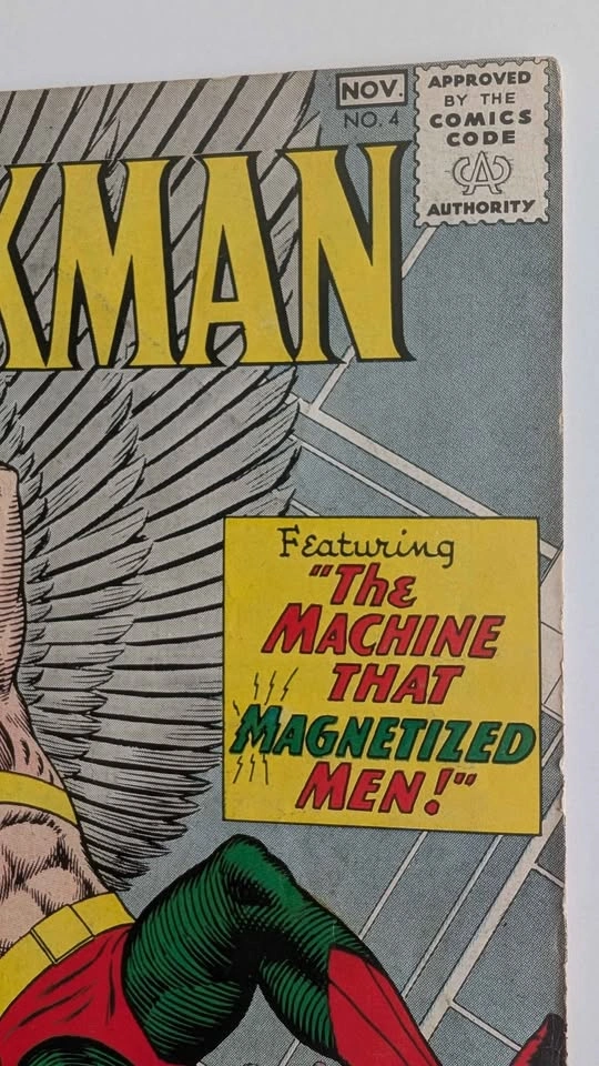 Hawkman No. 4, First Appearance Zatanna, 1964 Vintage DC Comic - photo 3