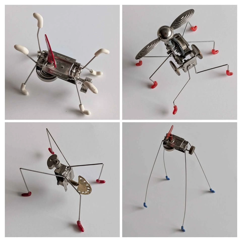 Kikkerland Wind up Robot Insects - Set of 4 - photo 2