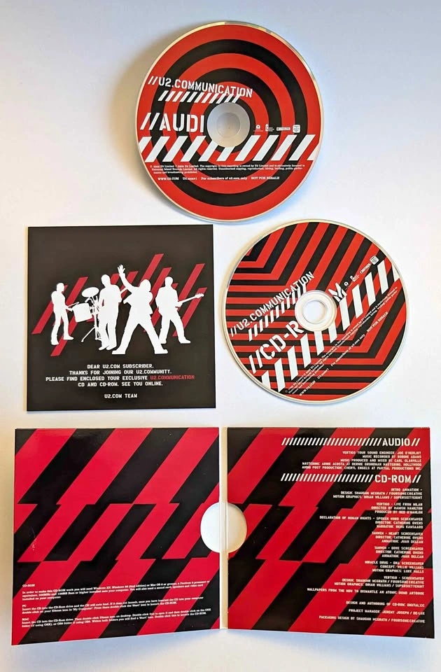 U2 U2.COMMUNICATION CD & CD-ROM 2006 Fan Club Exclusive