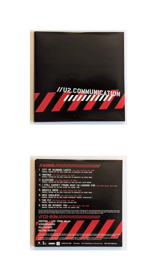 U2 U2.COMMUNICATION CD & CD-ROM 2006 Fan Club Exclusive - photo 4