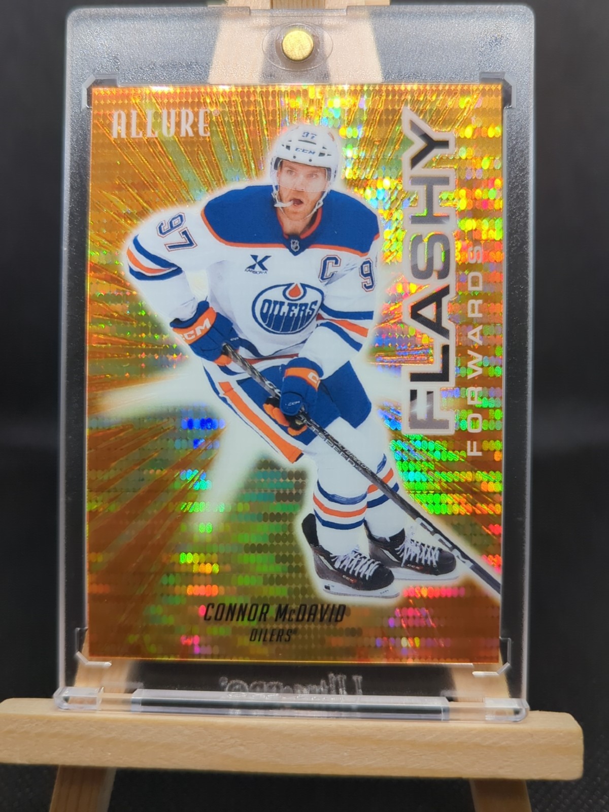 2025-26 UD Allure Hockey Connor McDavid Orange Spectrum /299