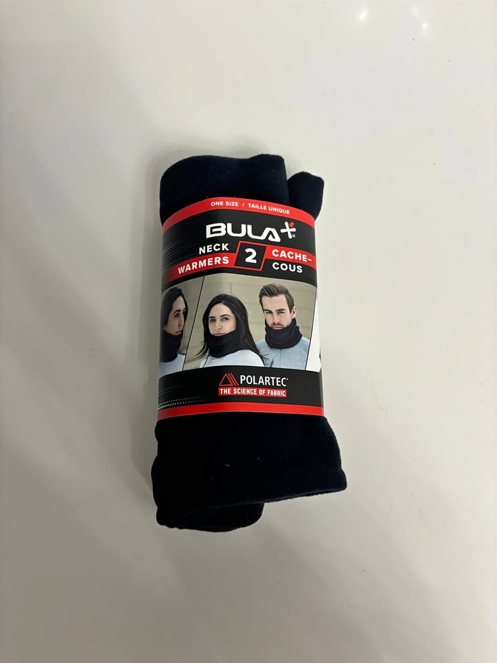 Black neck warmer