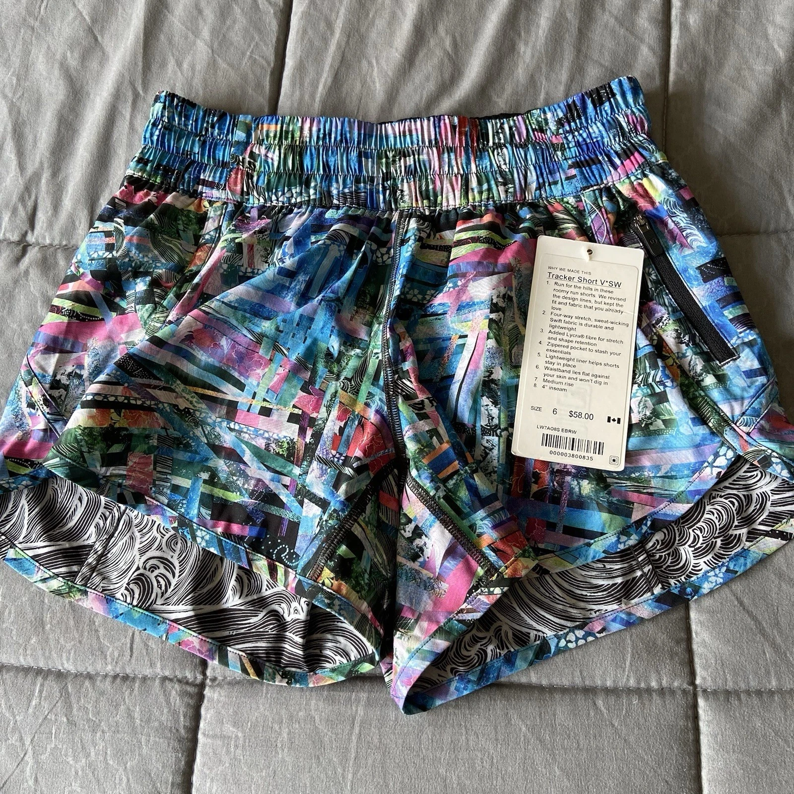 NEW Lululemon Seawheeze 2018 Women's Special Edition Tracker Sho - photo 5