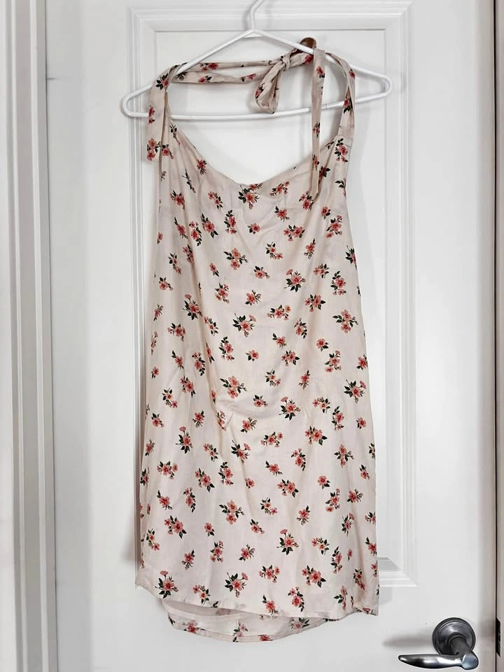 American Eagle Floral Halter Dress XS