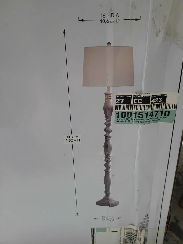 Hampton Bay 60" Floor Lamp - photo 2