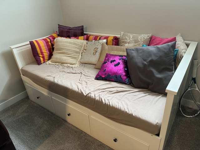 IKEA Day Bed with Trundle and Storage Drawers - photo 2