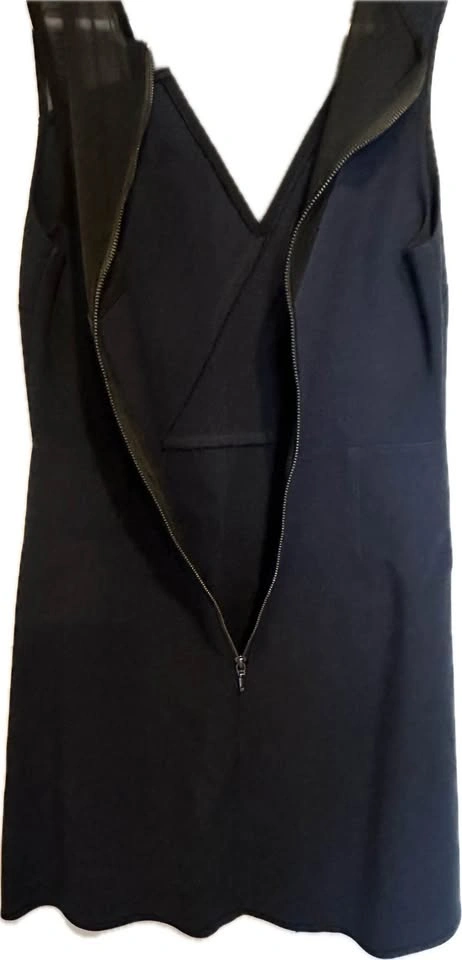 Topshop Sleeveless Skater Dress - Navy Blue, Size 6 - photo 4