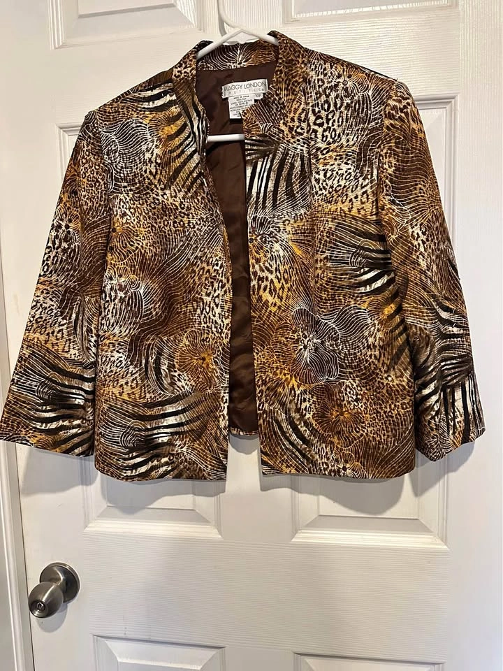 Vintage Maggy London Size 10 Petites Blazer