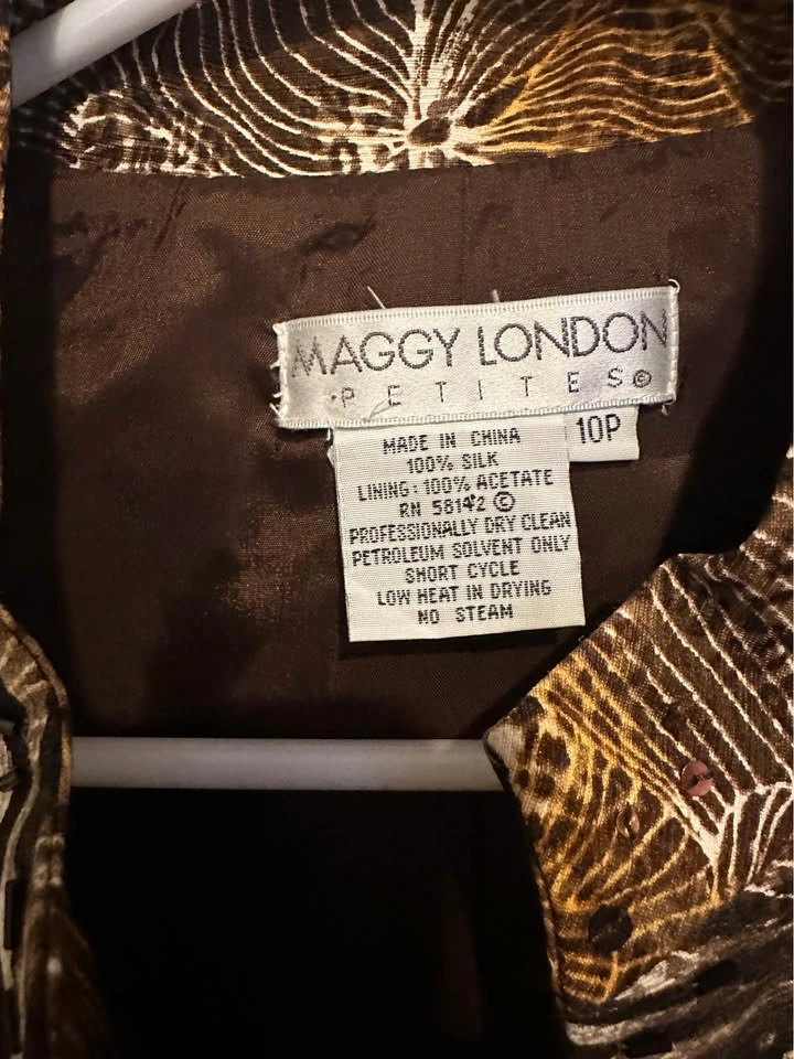 Vintage Maggy London Size 10 Petites Blazer - photo 4