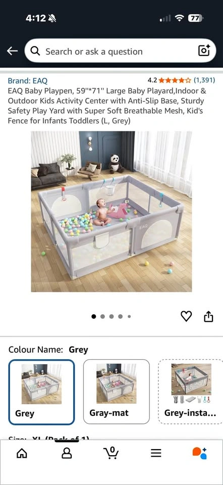 Baby Playpen Extra Large
