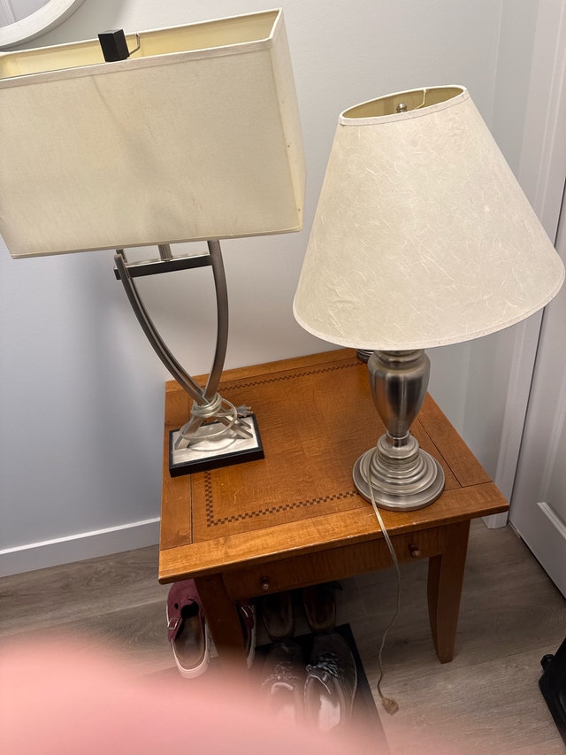 Two Side Table/Nightstand Lights