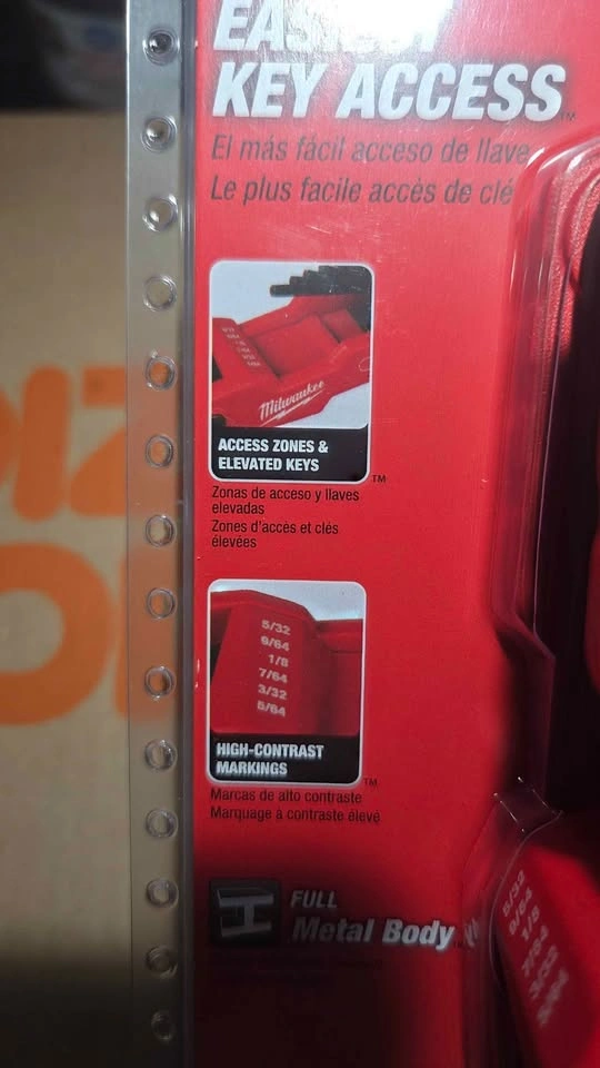 New Milwaukee SAE Hex Key Set 9pc - photo 2