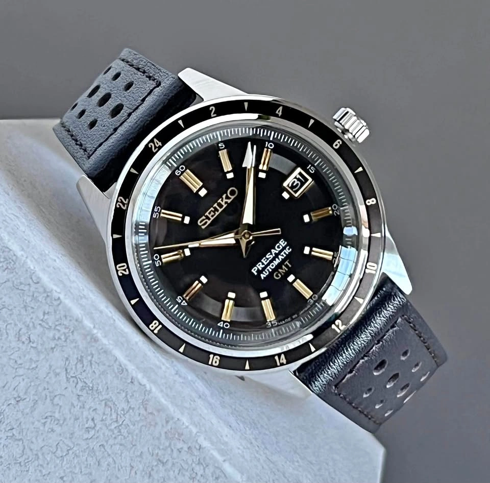 Brand New Seiko Men's Presage GMT Automatic Watch
