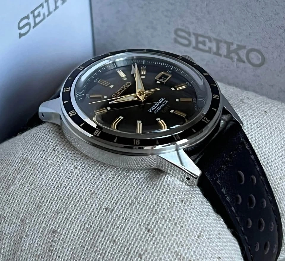Brand New Seiko Men's Presage GMT Automatic Watch - photo 4