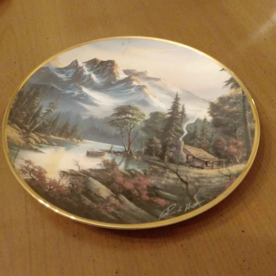Franklin Mint Collector Plate - Mountain Retreat - photo 2