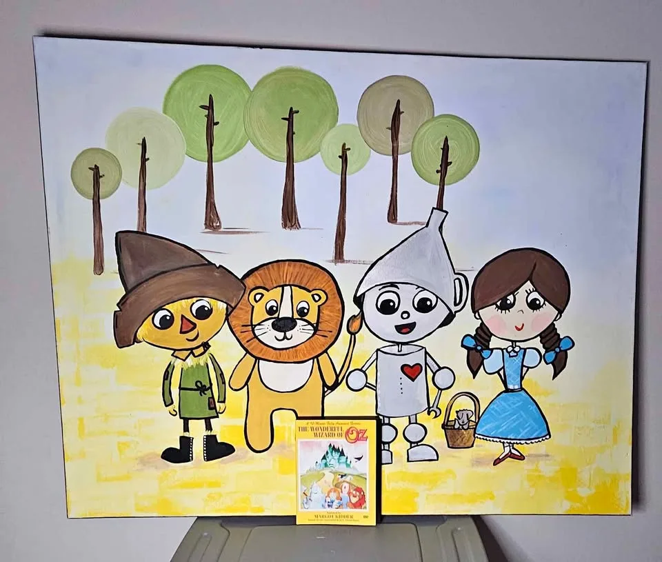 Wizard of oz pairing on canvas thumbnail