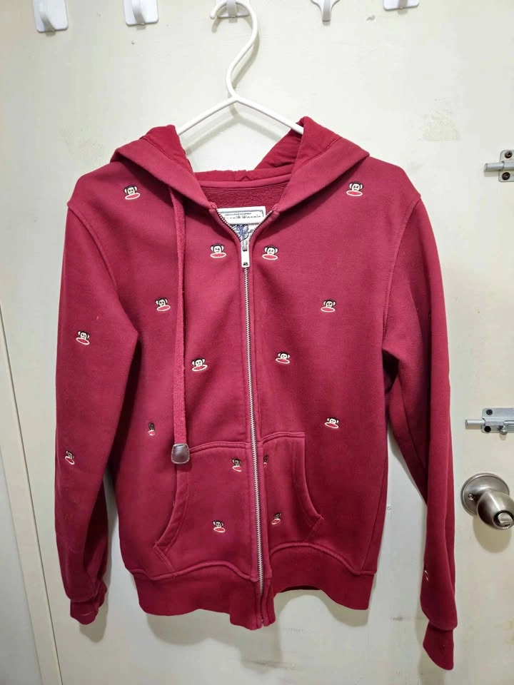 Paul Frank Red Zip-up Hoodie